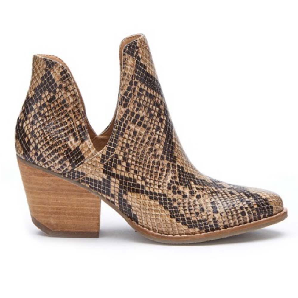 Coconuts By Matisse ‘Trader’ Brown Snake Bootssiz… - image 1